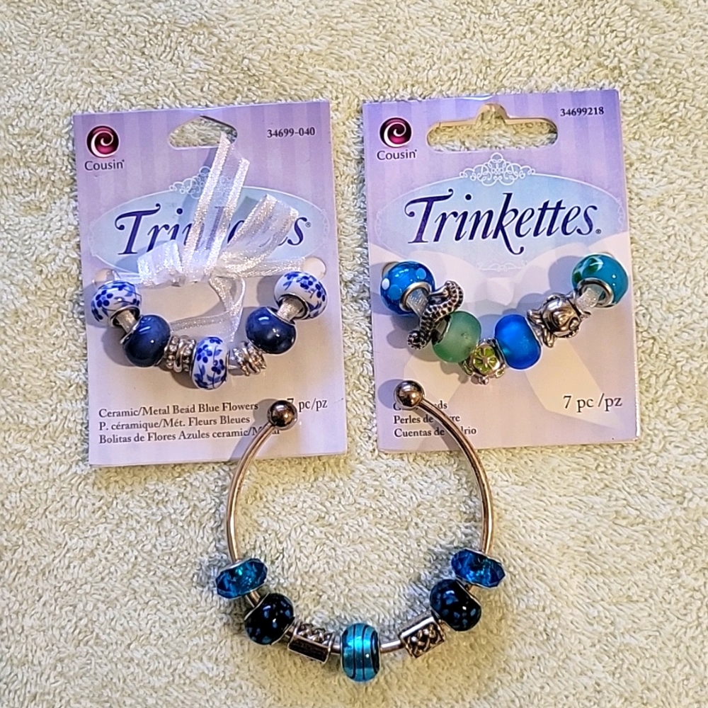 Pandora like bracelet & beads